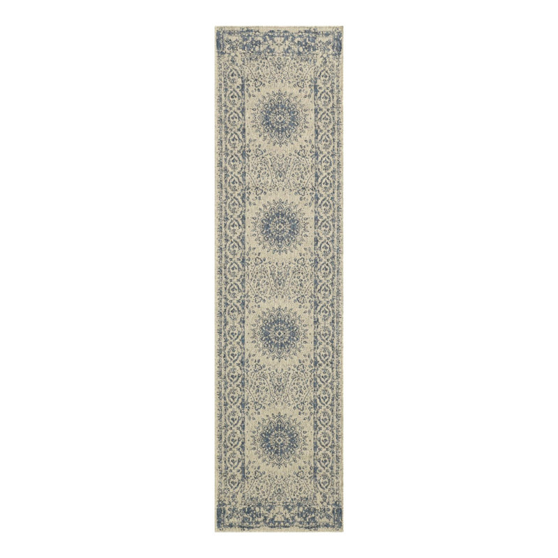 Ornate Lamotte Indoor/Outdoor Area Rug, Round 13'1"