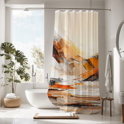 Keneth Abstract Shower Curtain