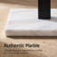 Porte-serviettes de comptoir KES avec base en marbre noir mat 15 po KES-114247422