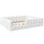Lit de jour double rembourré avec tissu Boucle de qualité supérieure et structure en bois massif Boucloft-130594148