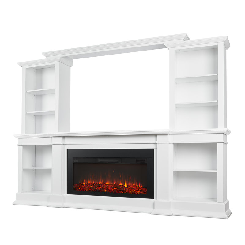 Monte Vista Entertainment Center for TVs up to 60" with Electric Fireplace Included