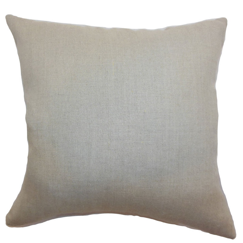 Housse de coussin en soie simple urania