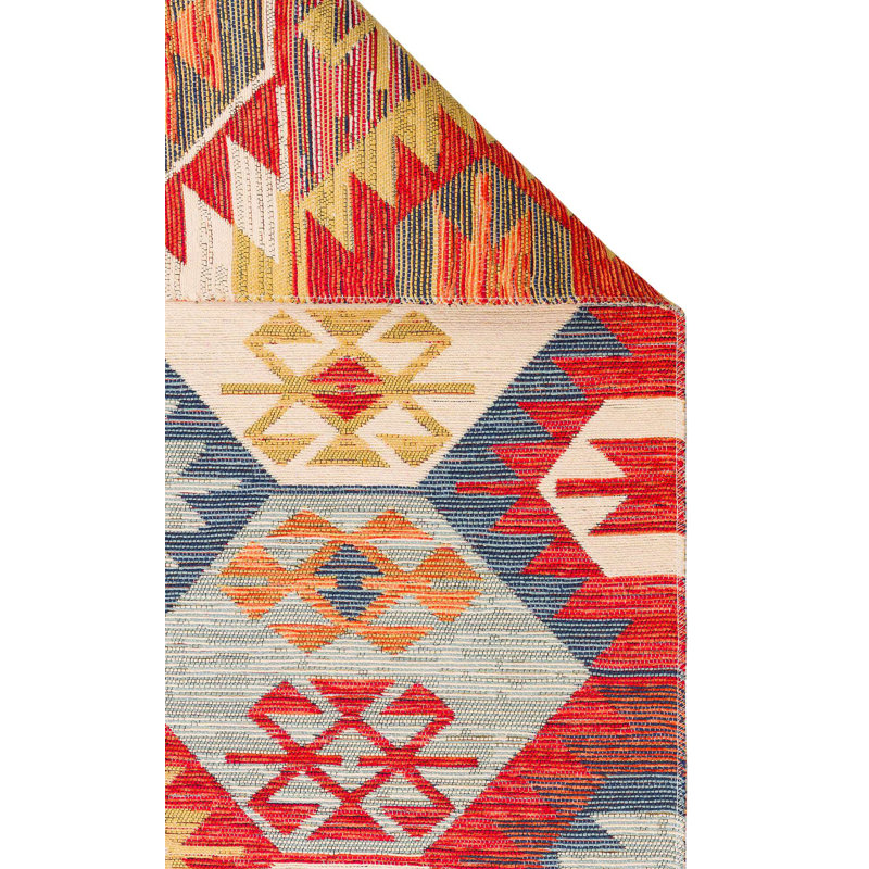 Premium Flatweave Cotton Area Rug, 6.6 x 9.8 Feet | 100% Cotton, 1,000 GSM | No Pile, Machine Washable at 86°F | Easy to Clean with Vacuum & Spot Remover | Ideal for Living Room, Bedroom & Dining Spaces