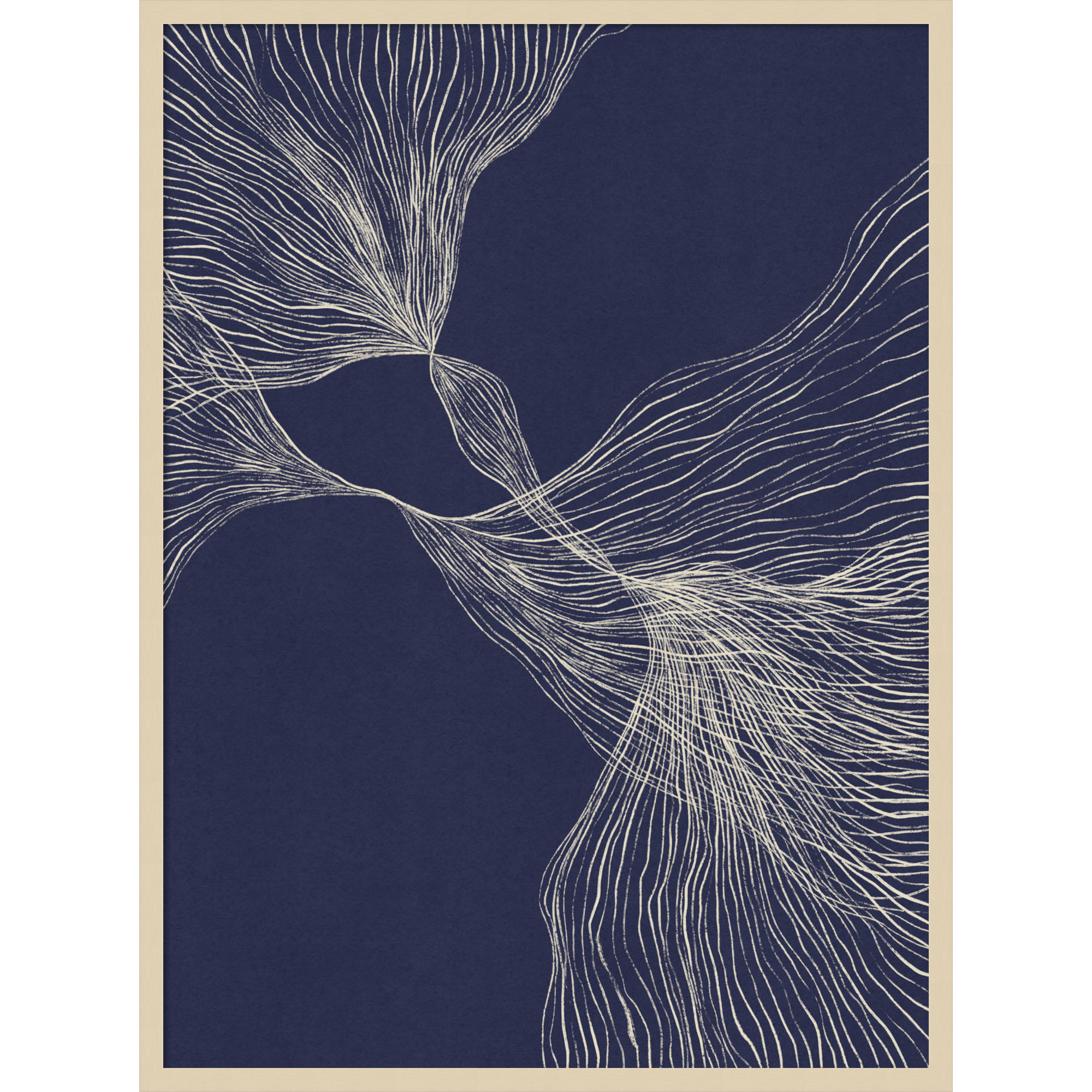 Interaction 1 by Alisa Galitsyna, Brown, 41" H x 31" W x 1" D