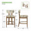 Tabouret de comptoir Hanson