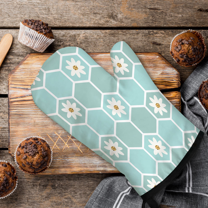 Buzzin 'Sweetness Oven Mitt sergé de coton