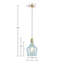 Luminaire suspendu en forme de cloche Auburn-1572200790-1572200787
