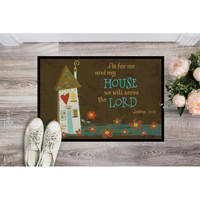 Peaslee Non-Slip Outdoor Doormat, Rectangle 2' x 3'
