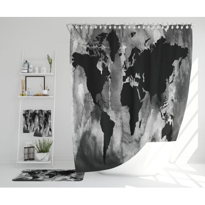 Neysha Polyester Shower Curtain Set
