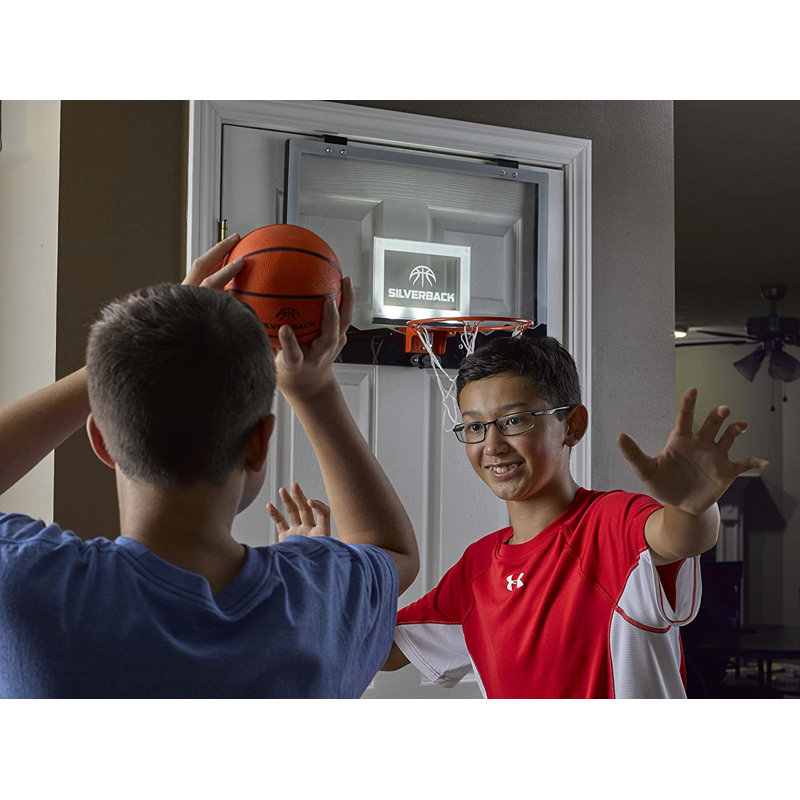 LED Light-Up Basketball Hoop, 12" H x 14.7" W x 17.8" D