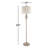 Guardado 59'' Brownwash Traditional Floor Lamp