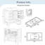 Meuble-lavabo 36 po avec lavabo en céramique-609063472