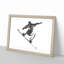 The Snowboarder - Picture Frame Painting Print-56712507-56712509