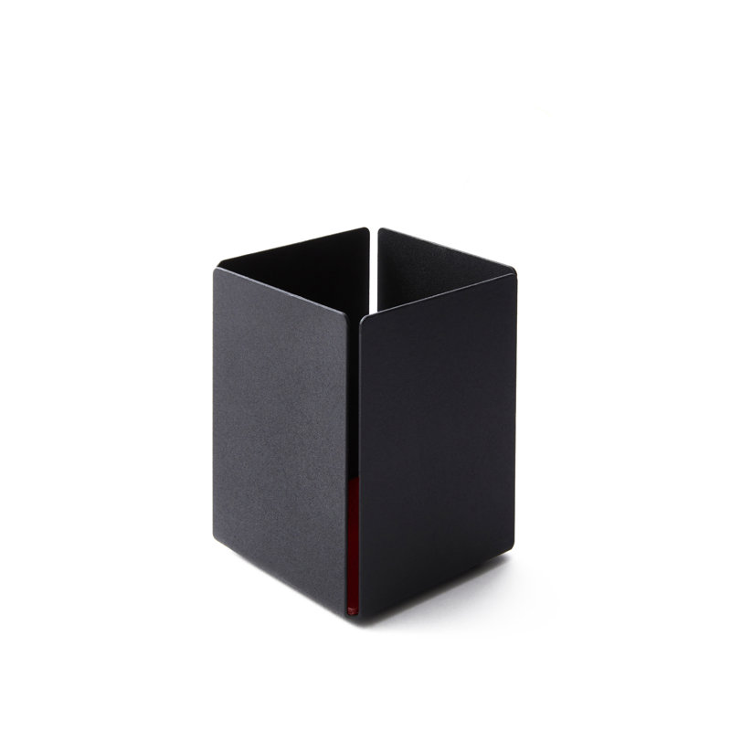 Bernice Metal Pen Holder, Burgundy Red