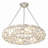 Niyanah 6 - Light Steel Dimmable Wagon Wheel Chandelier
