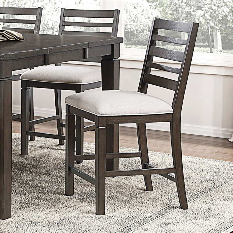 Ensemble de 2 chaises de salle à manger à hauteur de comptoir Upholstery