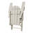 Outdoor Folding Adjustable Adirondack Chair With Hideaway Ottoman & Round Side Table-1018716832