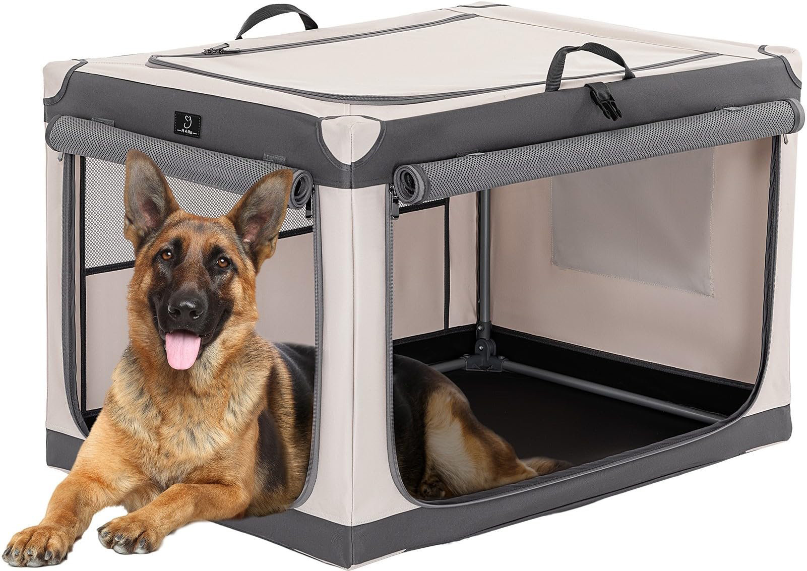 Archie & Oscar™ Portable Dog Crate, Travel Dog Crate - Lightweight ...