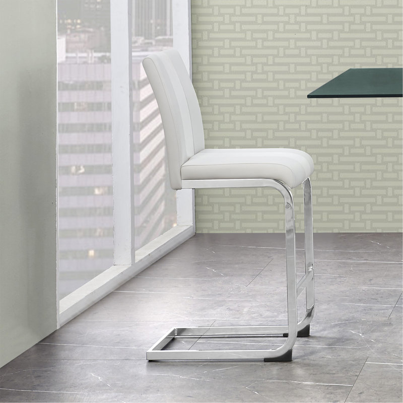 TABOURETS DE TABLE BLANCS (ENSEMBLE DE 4)