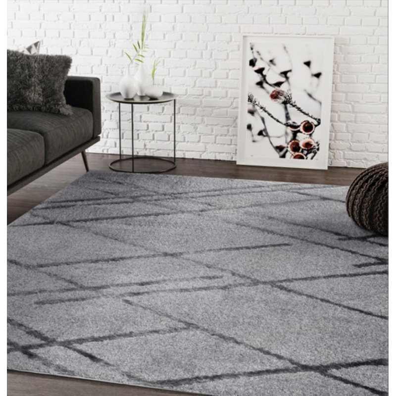 Aadya Geometric Indoor Rug, Rectangle 4' x 6'