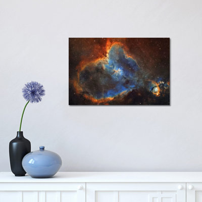 The Heart Nebula In Cassiopeia by Lorand Fenyes - Wrapped Canvas Gallery-Wrapped Canvas Giclée