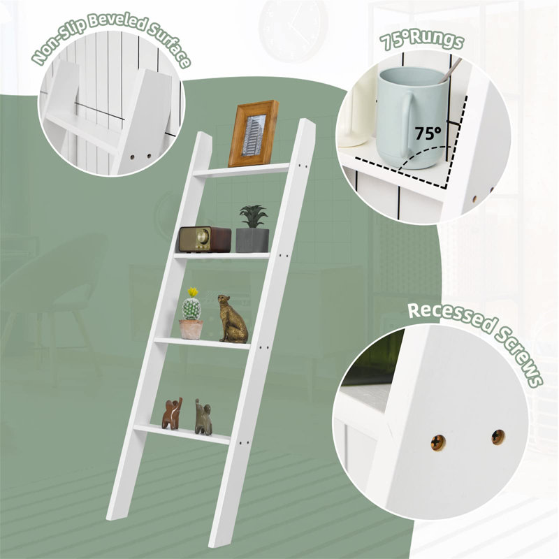 Geneen 50 cm W Storage Rack, White