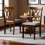 18.5'' H upholstered parsons chair with a walnut brown finish, 37.4" H, 17.7" W and 20.5" D-1688444003-1688444000