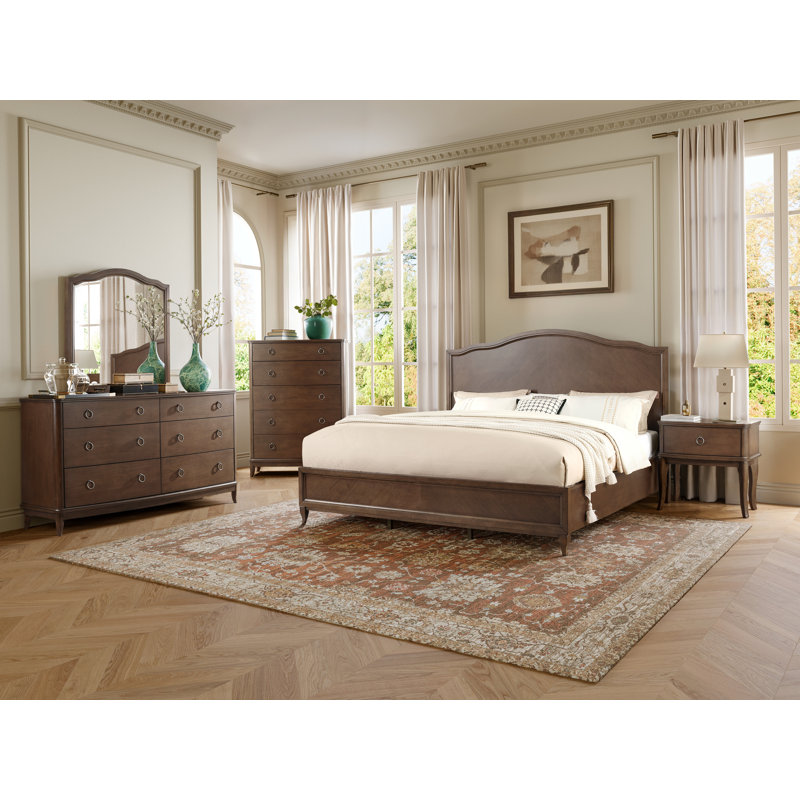 Riverstone Wood Bed, Queen
