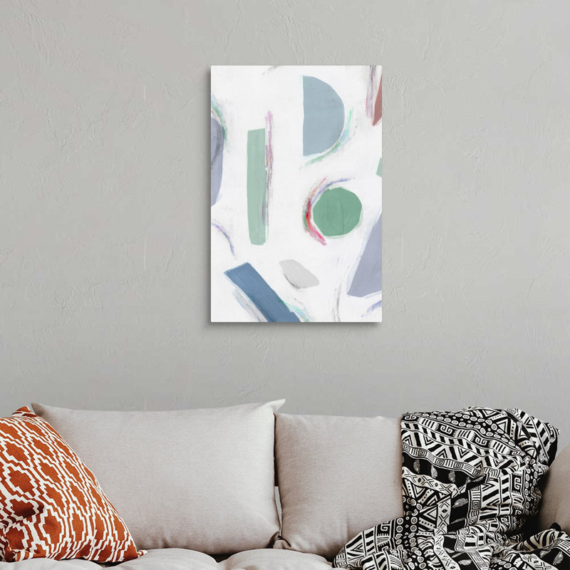 "Terrazzo I" par Isabelle Z, reproduction d’art sur toile, Toile tendue, H 30 po x l 20 po x P 1,25 po