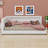 Upholstered Bed Frame with LED Lights and USB Ports for Bedroom-1731265123-1731265122