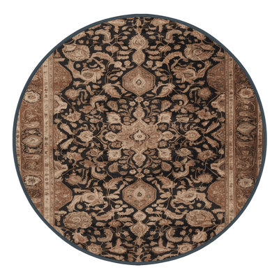 Tapis brun lavable à la machine