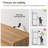 Wood Storage Cabinet with Adjustable Shelves without Doors-349223088-349223086