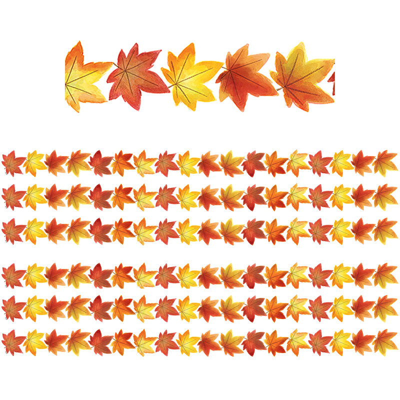 Bordure d'automne découpée