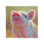 Cochon impressionniste, art mural sur bois par Rita Kirkman