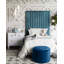 53.3cm Wide Velvet Tufted Round Solid Colour Standard Ottoman with Storage-1964149995