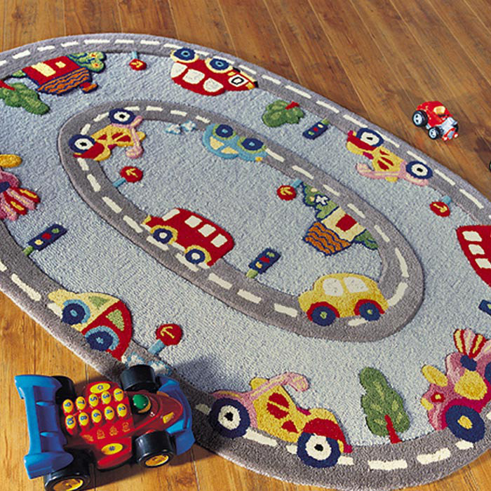Tapis gris Ashana, 3 pi 6 po x 5 pi 6 po