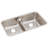 Lustertone 32.0625" L x 18.5" W Double Basin Undermount Kitchen Sink with Aqua Divide