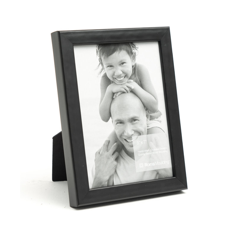 Cadre photo simple en bois, 8 po x 10 po, Noir