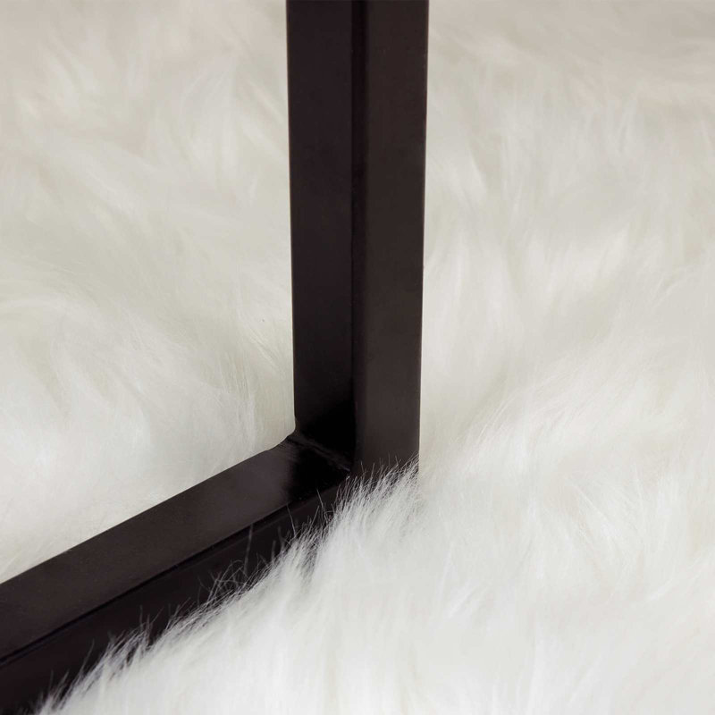 Solid Colour Standard Area Rug, Square 200 cm