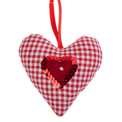 10cm Handmade Textile Holiday Shaped Ornament