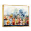 Popart Cityscape Urban Fog II Framed On Canvas Print-1626279898-1626279899