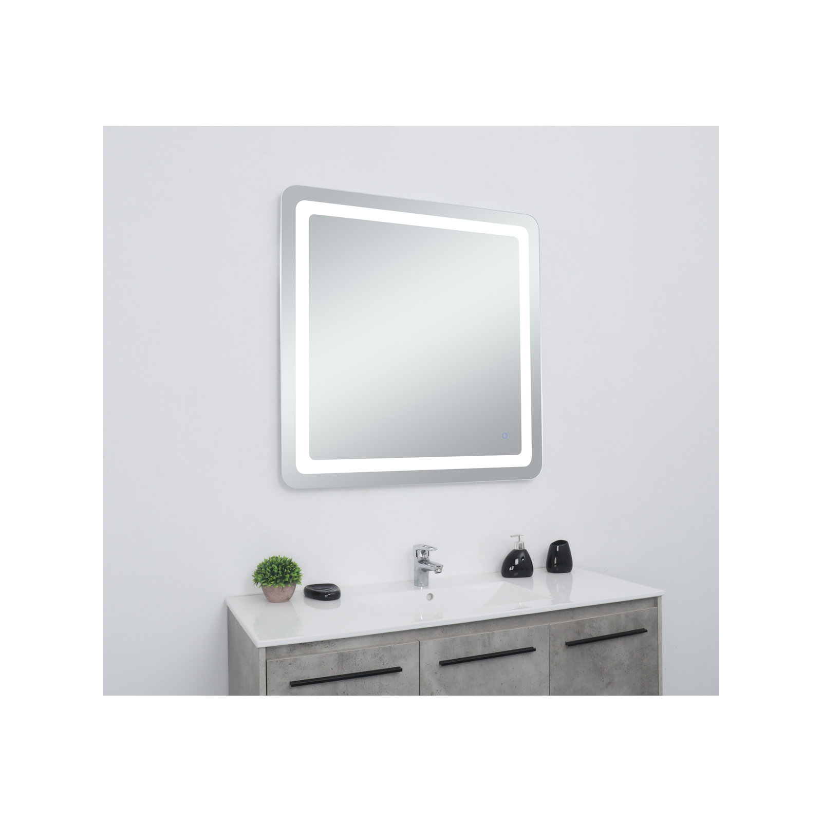 Juliane Mirror, 36" x 36", Square