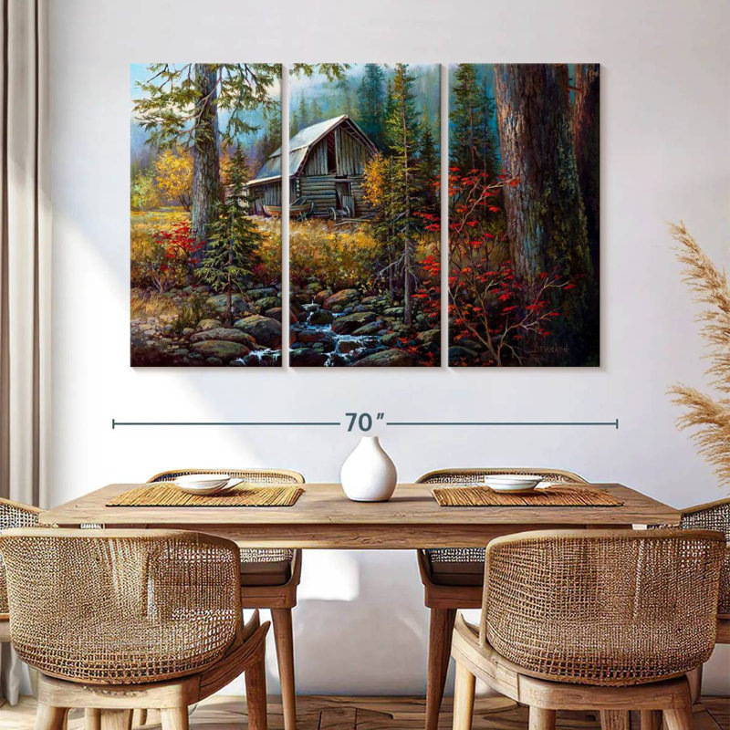 Lilie Burma Barn, 42" H x 65" W