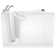51.5'' x 29.75'' Walk-in Fiberglass Bathtub with Faucet