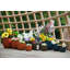 Ensemble de 4 pots de fleurs bruns