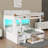 Twin Over Full Bunk Bed With Charging Station And Drawer-136594808