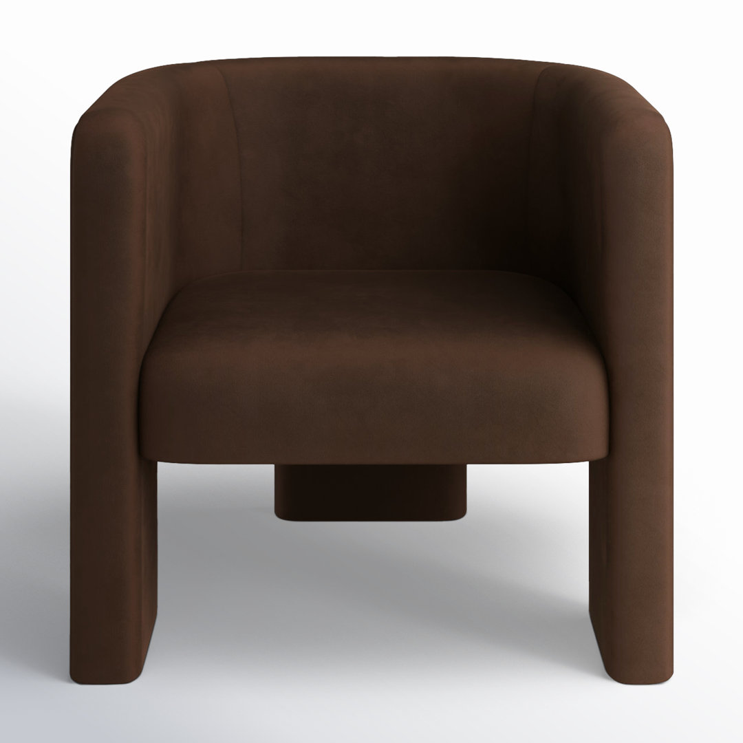 Ellum Upholstered Barrel Chair Wade Logan® 