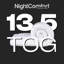 NightComfort Feels Like Down Winter Season 13.5 Tog Duvet Microfiber Satin Stripe Quilt-87602383