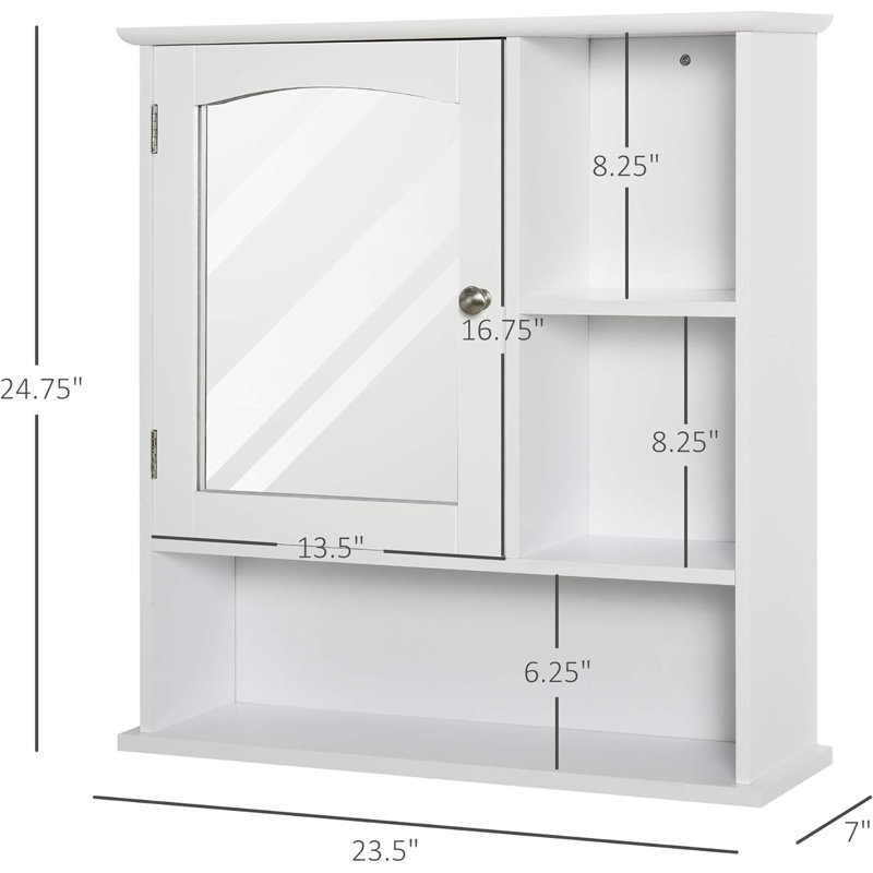 Betties Bamboo Wall Mounted Required Bathroom Cabinet