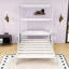 Grand lit escamotable mural avec coussin - Lit pliant peu encombrant pour chambre d'amis, bureau à domicile, studio-557622496